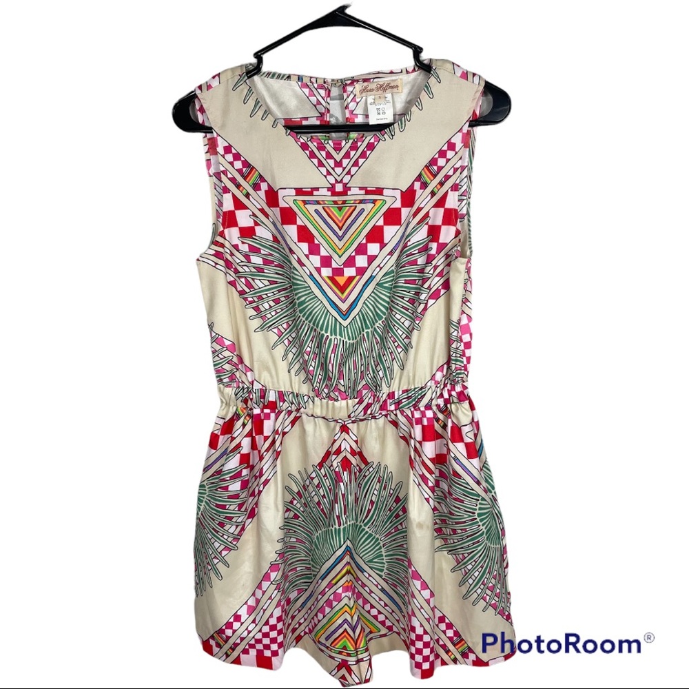 Mara Hoffman Tribal Mayan Print Romper Small